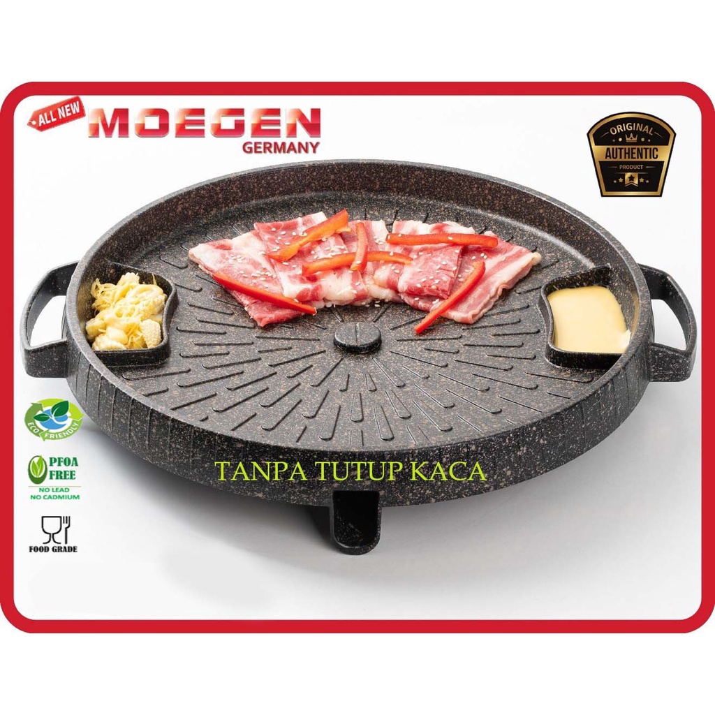 ORIGINAL MOEGEN Germany bulgogi pan all new 32cm grill panggangan bbq tanpa tutup kaca