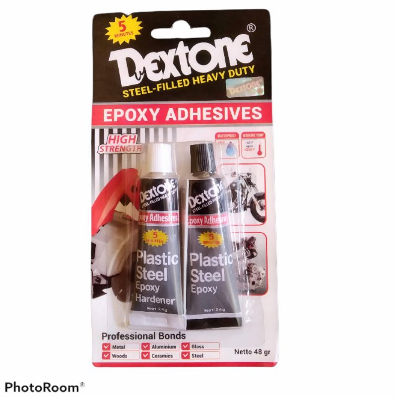 COD LEM DEXTONE 5 MENIT LEM BESI LEM PLASTIK LEM SERBAGUNA DEXTONE ISI 48 GRAM