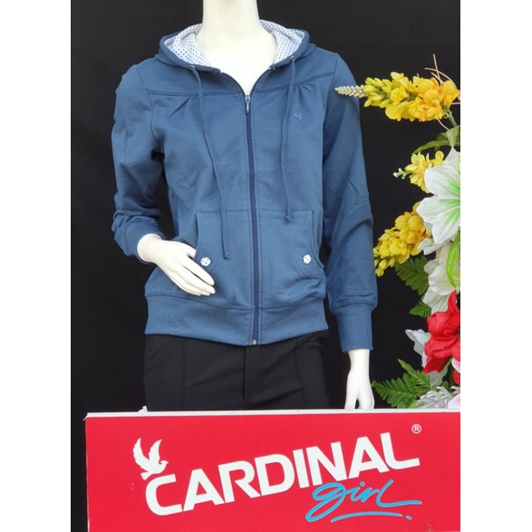 Jaket Hoodie Sweater CARDINAL Wanita XXL- XXXL ukuran besar bigsize Original 100%/ modernjombang