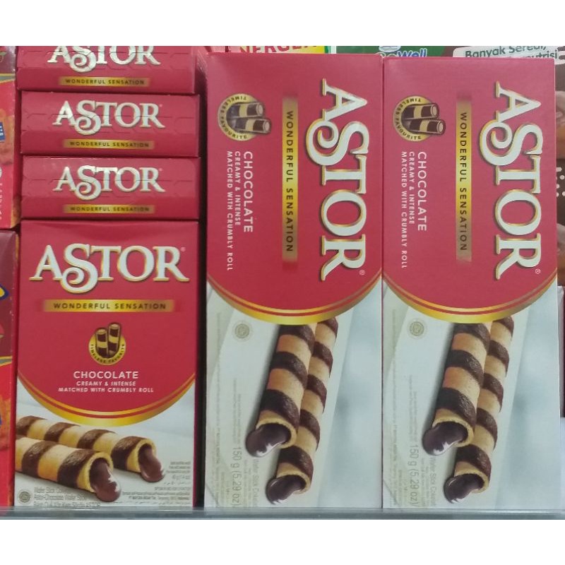 

KZ - astor chocolate wafer stick coklat 40g & 150g