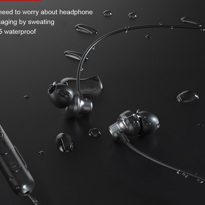 Paling Diminati.. Lenovo XE05 Neckband Sport Headset Bluetooth Bass Stereo Mic IPX5 Waterproof Headp
