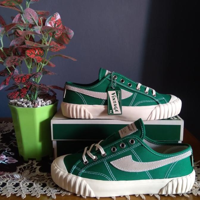 SEPATU COMPASS VINTAGE LOW GREEN 39 FDF321355E