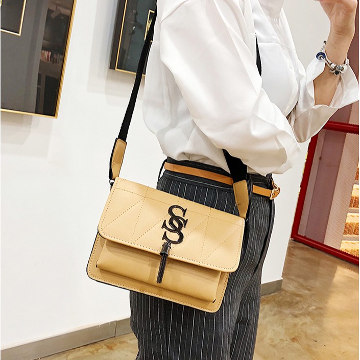 Grosir - T357  Tas Selempang SS Kulit / Tas Wanita / Slingbag / TasSlempang Wanita / Import Batam