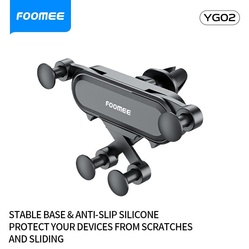 Car Holder AC Foomee YG02 Car Mount Holder Auto Lock Bracket Stand