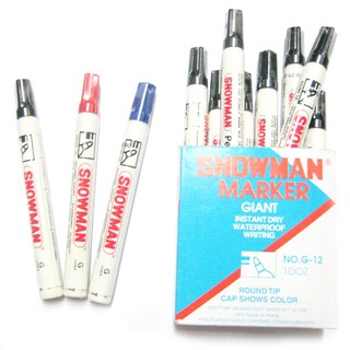 SPIDOL PERMANENT MARKER SNOWMAN G-12 / G12 | Shopee Indonesia