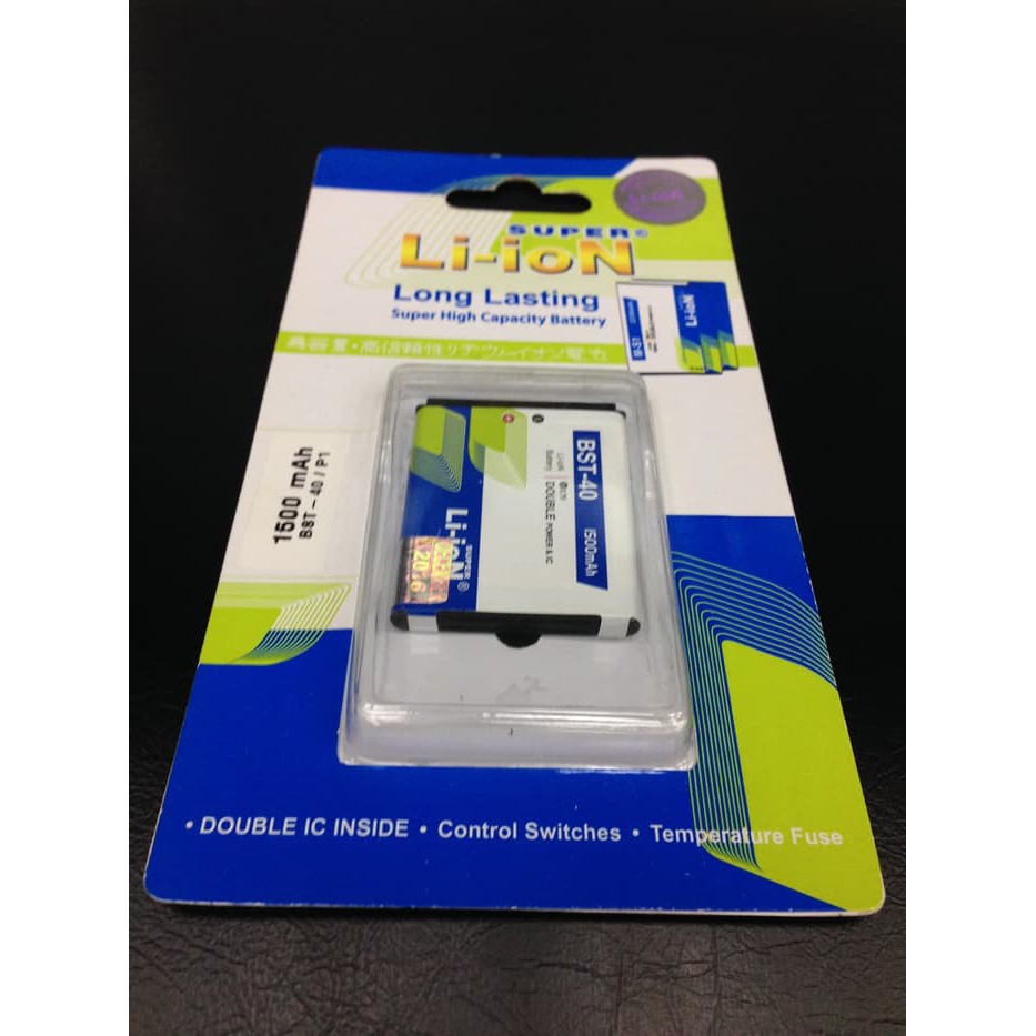 [termurah] Baterai Sony P1i P990 W960 BST40 1500Mah Double Power Superlion