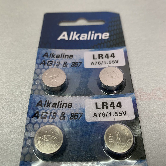 Baterai Kancing ALKALINE LR44 A76 1.5V  Batre Batrei Battery LR-44