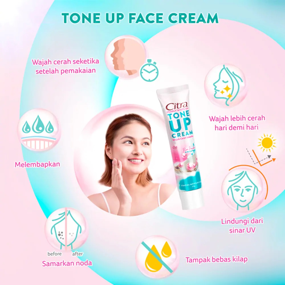 CITRA PEARLY WHITE UV TONE UP CREAM 40 GR