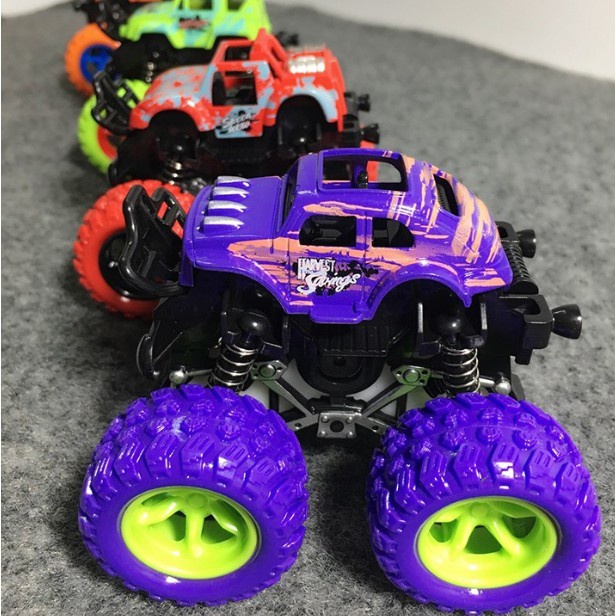 CINSTORE Monster Zap Mainan Mobil Jip Zap Off Road 4 Drive Inertial Bigfoot 360 derajat mainan mobil