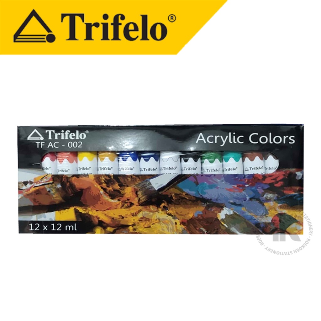 

Trifelo Cat Acrylic Set 12ml TF AC-002 (12 Warna)