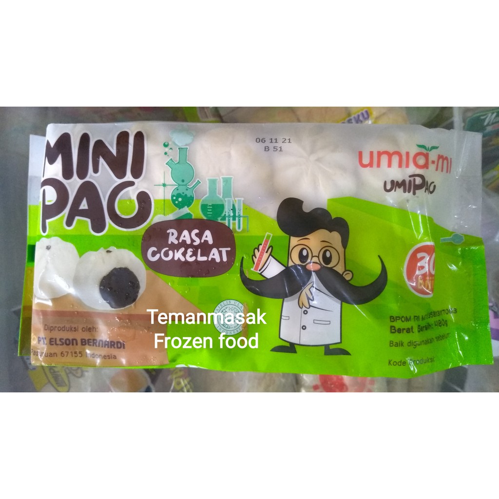 

Minipao umiami coklat isi 30pcs Produksi Bernardi