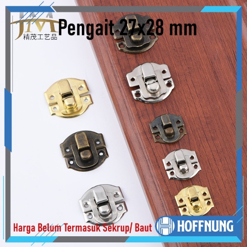 Kunci Pengait Box 27x28 mm Gembok Box Kuncian Kotak Mahar Seserahan