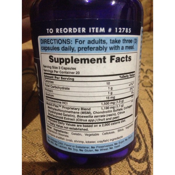 PURITAN Double Strength Glucosamine (60 Caps)