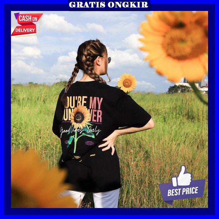 Shirt Korean Style Baju Santai Wanita Kaos Super Oversize Kaus Oblong Kekinian T-Shirt Original Kaos