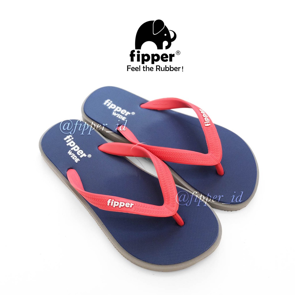  Sandal  Fipper  Wide Original for Man Navy Grey Red 