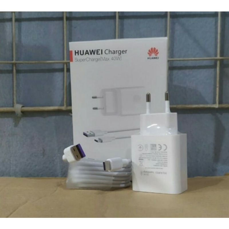Charger Huawei P30 Pro P40 Super Fast 40Watt Charger Original