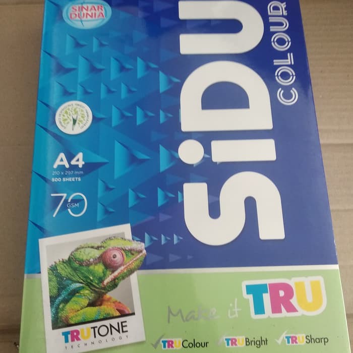 

Kertas HVS Warna A4 70 Gsm By Sidu