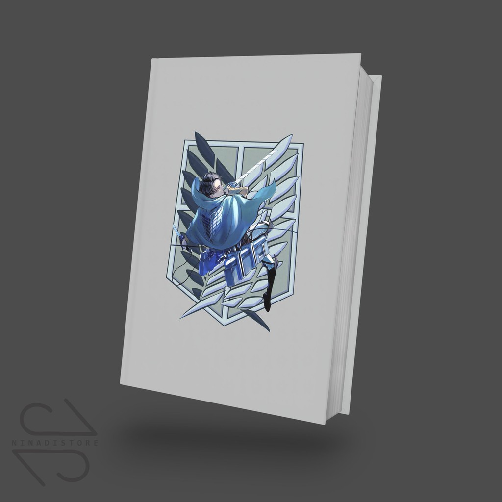 

Pocket Book/Notebook Buku Tulis Catatan Attack On Titan AOT13 Note Agenda Planner, Journal, Diary, Gift / Premium Hardcover A6 isi polos dan garis