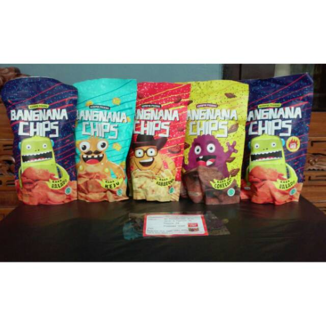 

Keripik pisang aneka rasa Bangnana Chios