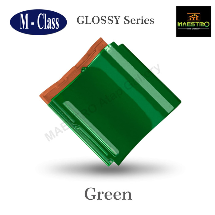 M-CLASS Genteng Keramik Glossy Green