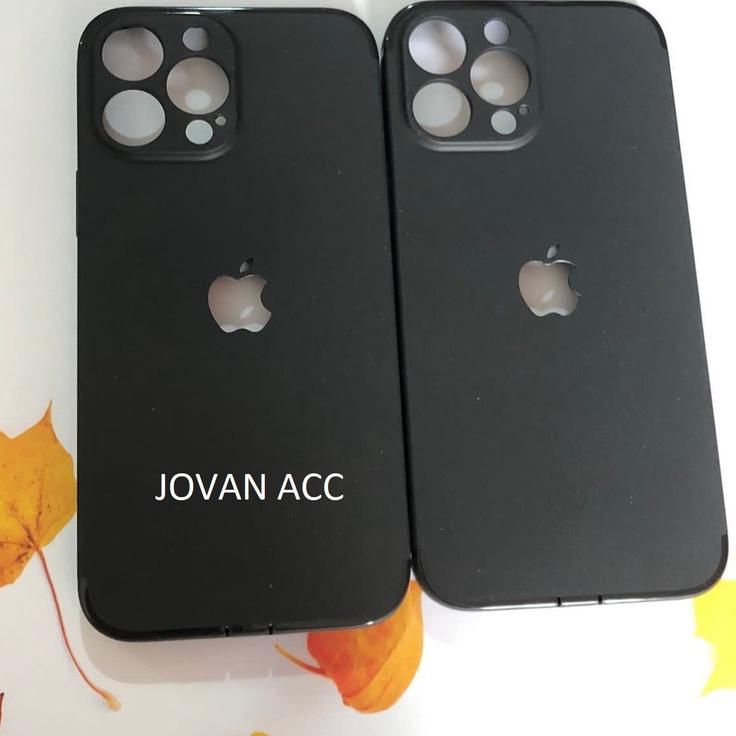 [KODE SWET0] IPHONE 11 11 PROMAX 11 PRO CASE LOGO APPLE SOFTCASE BLACK PREMIUM SILIKON HITAM SOFT KA