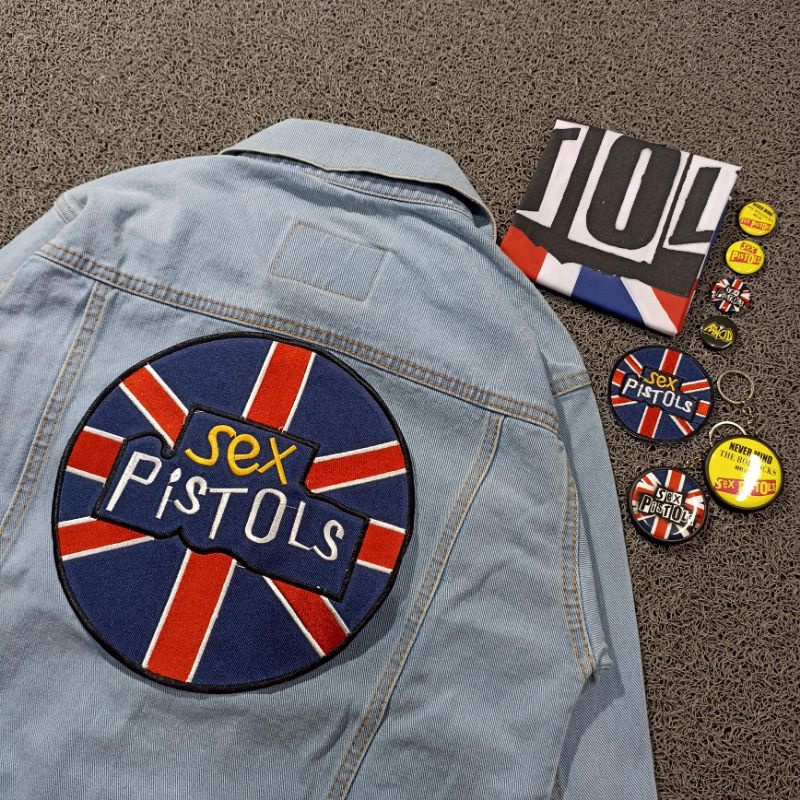 BACKPATCH BORDIR SEX PISTOLS ENGLAND BEST QUALITY TERLARIS