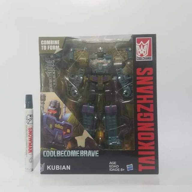 Mainan action figure 
Transformer onslaught Coolbecomebrave box
onslaught Taikongzhan