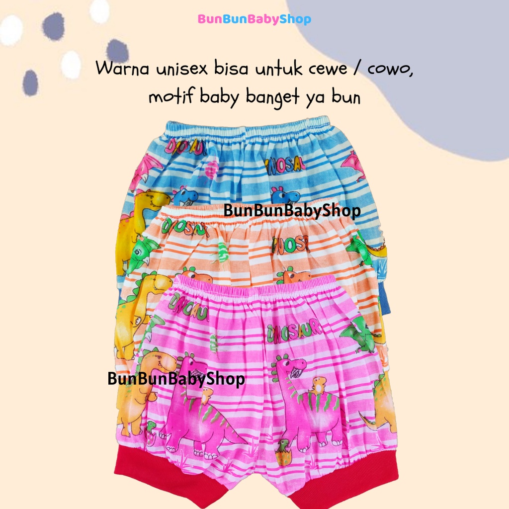 Celana Pendek Bayi Daily Pants Laki Perempuan Perlengkapan Fashion Bayi Baru Lahir Baju Baby Newborn Pakaian Bawahan Bunbunbabyshop