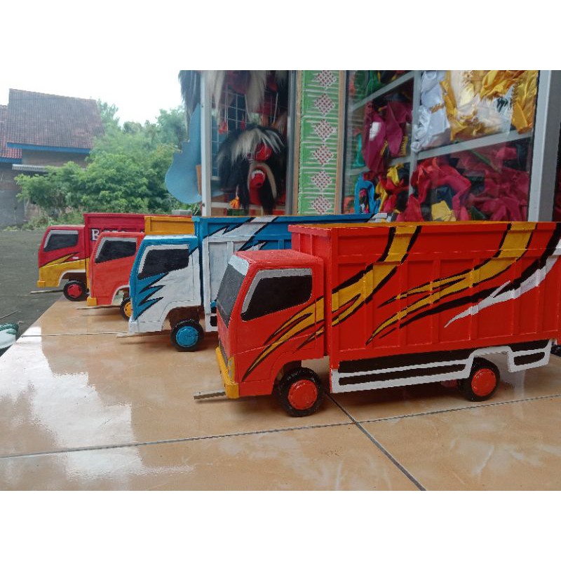mainan anak-miniatur truck oleng- miniatur truck