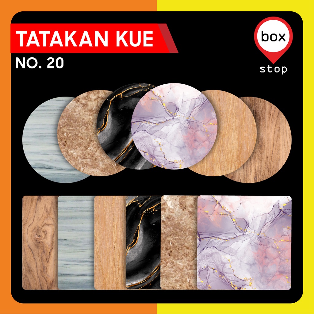 Alas Kue - Tatakan Kue - Cake Tray - Cake Board - NO.20 (10 pcs)