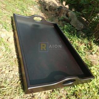  Nampan  Kayu  Room Service Tray Wood Tray Baki Kayu  Shopee  