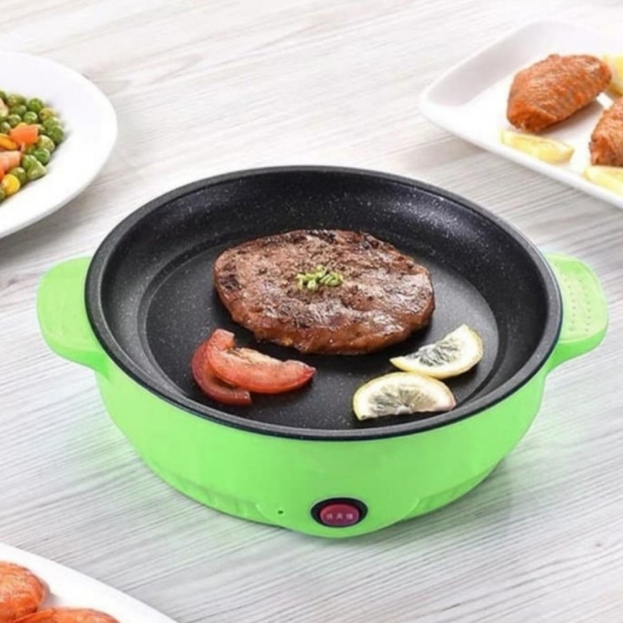 Korean Pan Fried Lesindo / Alat Panggang Electric Grill Pan