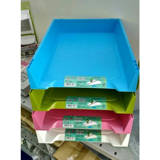 

Office & Stationery | Document Organizer | Livinbox Oa-2937 Paper Tray Tempat File Organizer | Best Seller