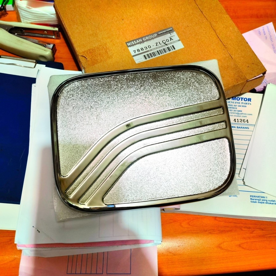 Garnish Chrome Datsun Go Tutup Tangki Bensin Cover Fuel