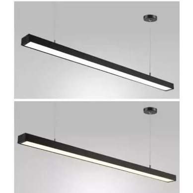 Lampu LED Balok Linear Chandelier Gantung Office Kantor Modern Minimalis Mewah