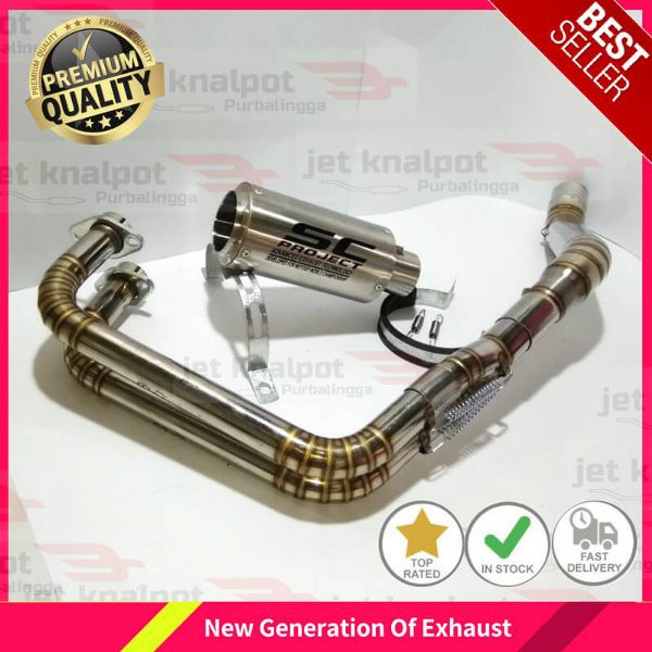 # Knalpot Full System ninja 250 fi Stainless