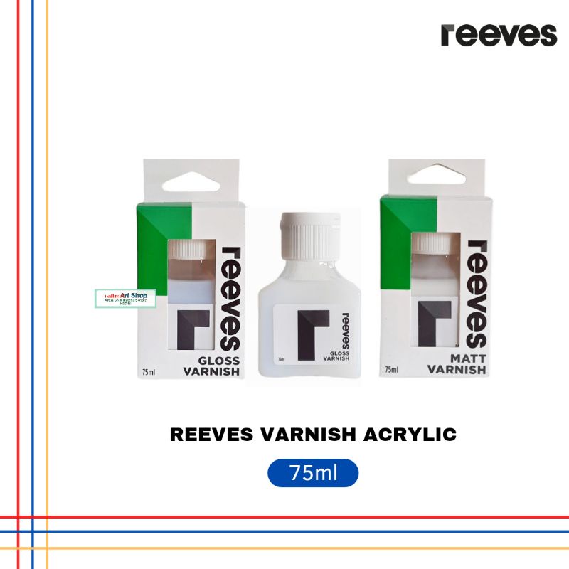 Reeves Pernis Acrylic Gloss &amp; Matt 75ml - Varnish acrylic