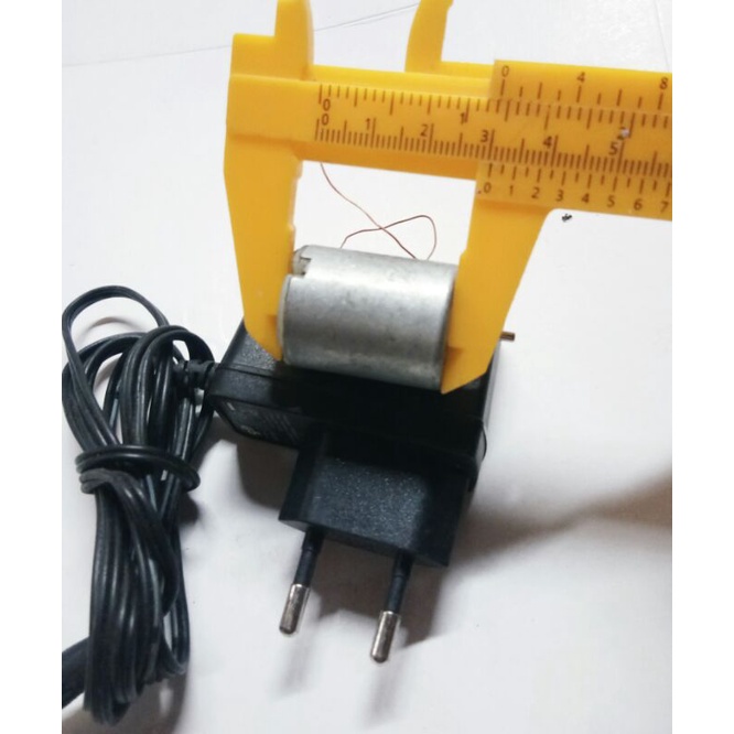 DC MOTOR 3/9VDC -15000RPM SUDAH TERMASUK ADAPTOR 9V