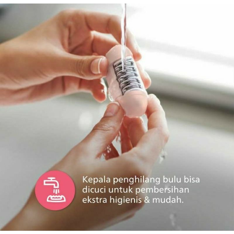 Philips Epilator BRE255 Pencabut Bulu Wanita Philips BRE 255 Original Garansi Resmi