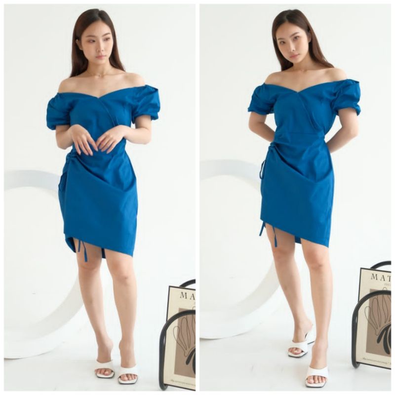 ⚡️CLEARANCE SALE ♡ PREMIUM ♡ REAL PIC ! GABBIE 2 WAYS KIMONO SLING MINI DRESS