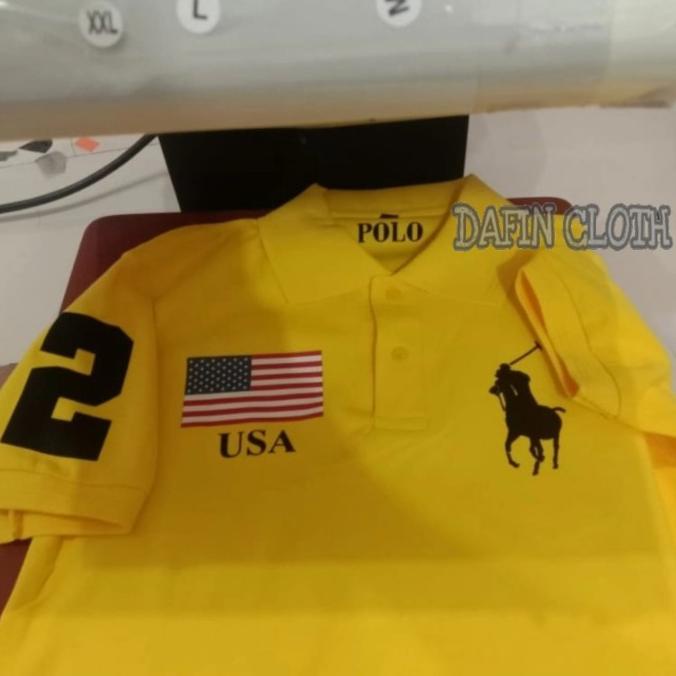 Polo Shirt Kaos Kerah Pria Polo Ralph Lauren USA