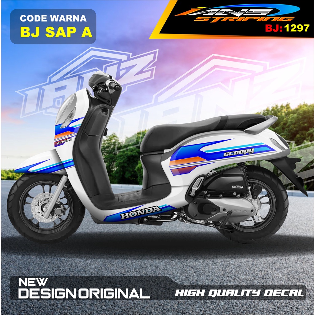 STICKER SCOOPY FULL BODY MOTOR/ STICKER DECAL HONDA SCOOPY FULL BODY / STICKER VARIASI SCOOPY TERBARU