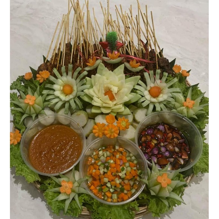 

Sate Tumpeng