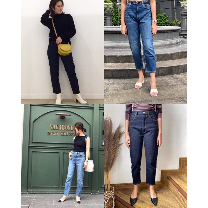 mom jeans uniqlo