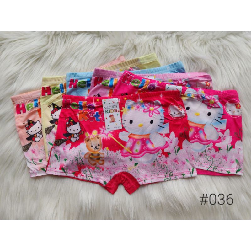 12PCS BOXER ANAK CEWE MOTIF GROSIR LUSINAN