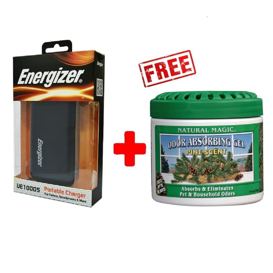 FREE NATURAL MAGIC PINE !! Powerbank Energizer 10000 MAh ORIGINAL