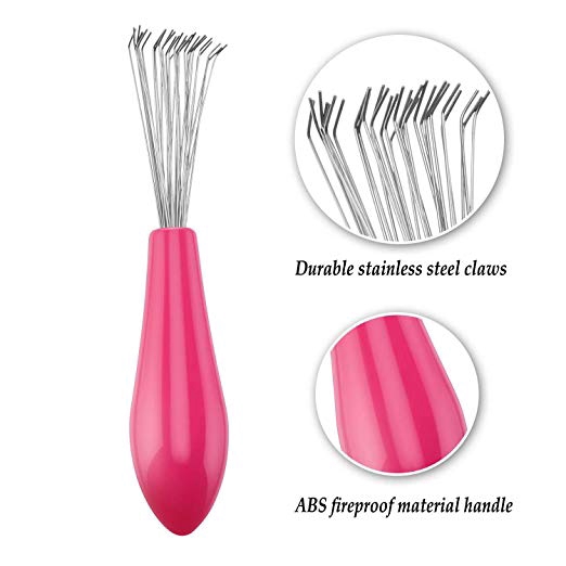 Convenient Mini Comb Hair Brush Cleaner Embedded Tool