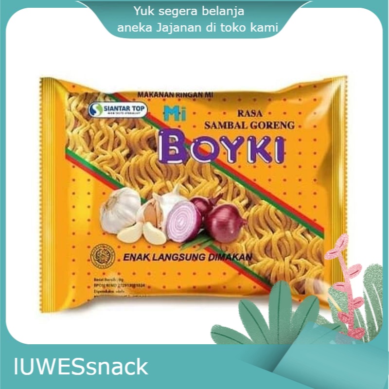 

mie boyki isi 10pcs/ mie jadul/ jajanan jadul /makanan ringan/ cemilan /snack ringan /Chiki Chiki /jajanan anak