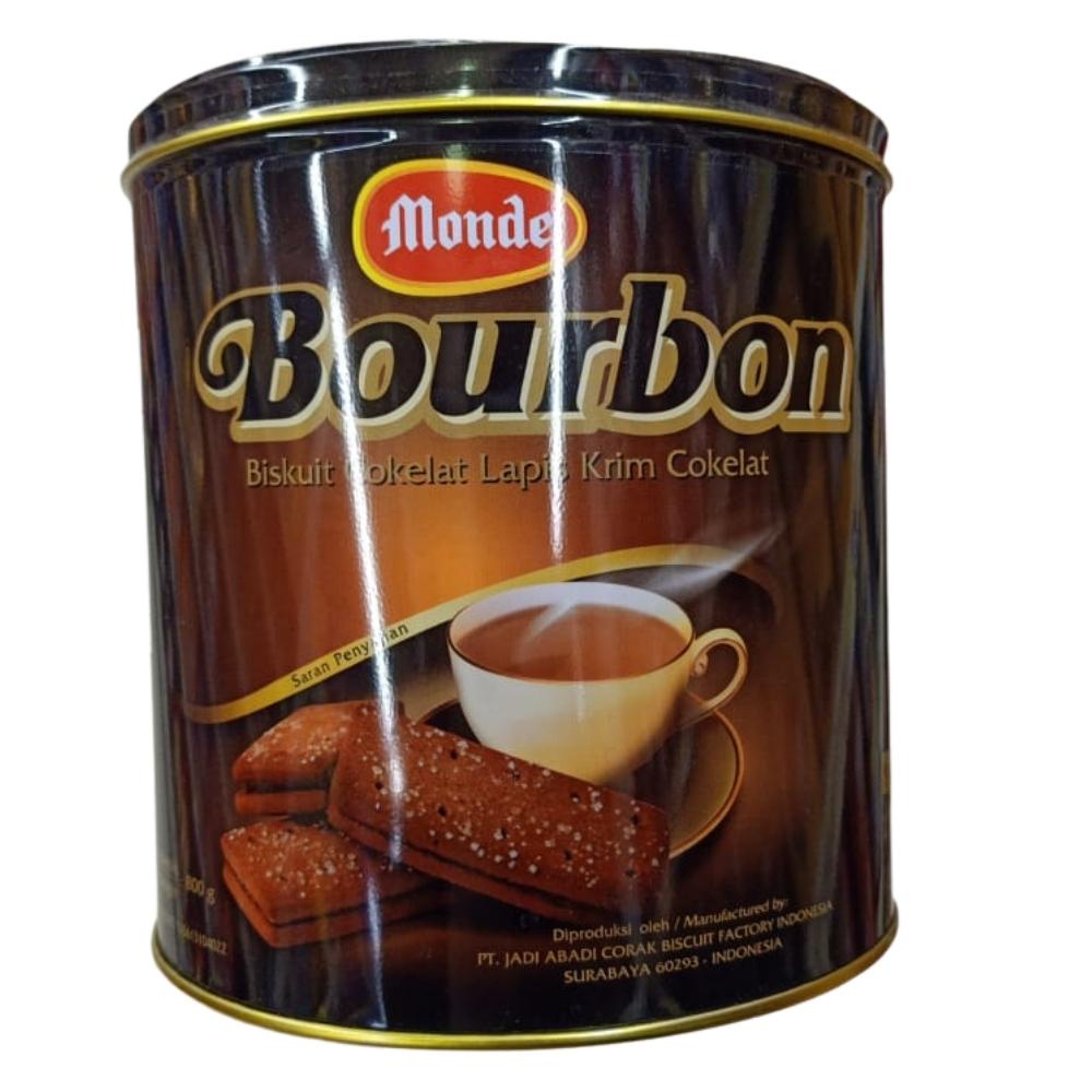 

Monde Bourbon Kaleng 800gr Biskuit Cokelat Lapis Krim Coklat