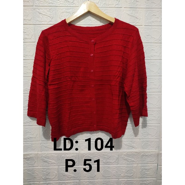 Cardigan Rajut dan Atasan Wanita (Thrift Shop/Preloved) 022-03